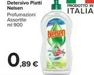 Carrefour Market Nelsen Detersivo Piati offerta