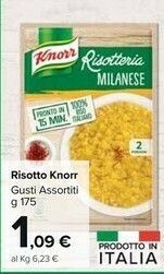 Carrefour Market Knorr Risotteria Alla Milanese 175 G(ml) offerta