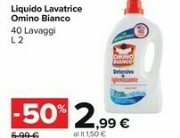 Carrefour Market Omino Bianco Liquido Lavatrice offerta