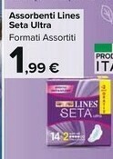 Carrefour Market Lines Assorbenti Seta Ultra offerta