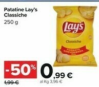 Carrefour Market Lays Patatine Classiche offerta