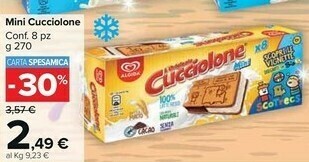 Carrefour Market Algida Mini Cucciolone Classico 270 G(ml) offerta