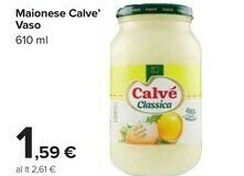 Carrefour Market Calvè Maionese Vaso offerta