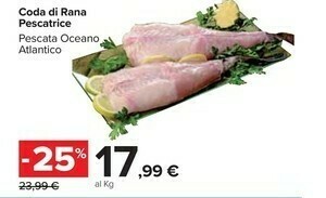 Carrefour Market Coda Di Rana Pescatrice offerta