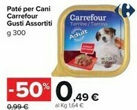 Carrefour Market Carrefour Paté Per Cani offerta
