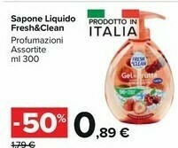 Carrefour Market Fresh & Clean Sapone Liquido offerta