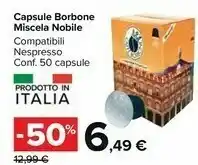 Carrefour Market Caffe borbone Caffè Borbone - Miscela Nobile offerta