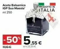Carrefour Market Bellei Aceto Balsamico Di Modena Sua Maestà 250 G(ml) offerta