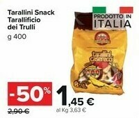 Carrefour Market Tarallificio Dei Trulli Tarallini Snack offerta