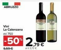 Carrefour Market La Calenzana Vini offerta