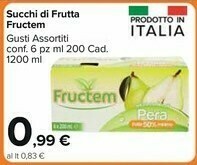 Carrefour Market Fructem Succo E Polpa Di Pera 1200 G(ml) offerta