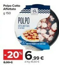 Carrefour Market Polpo Cotto Affettato offerta
