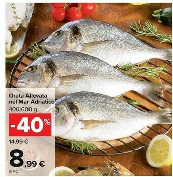 Carrefour Market Orata Allevata Nel Mar Adriatico offerta