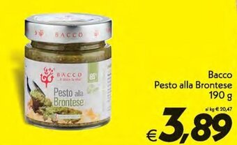 Iper Super Conveniente Bacco Pesto alla Brontese 190 g offerta