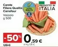 Carrefour Carrefour Carote offerta
