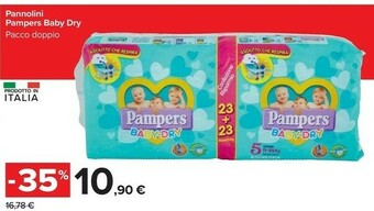 Carrefour Pampers Pannolini Baby Dry offerta