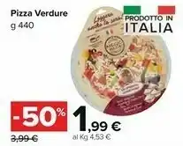 Carrefour Market Carrefour Pizza Verdure offerta