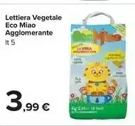 Carrefour Eco Miao Lettiera Vegetale Agglomerante offerta