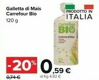 Carrefour Carrefour Gallette Di Mais Bio offerta