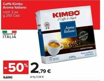 Carrefour Kimbo Caffè offerta
