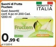 Carrefour Fructem Succhi di frutta offerta