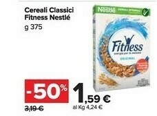 Carrefour Nestlè Cereali Fitness offerta
