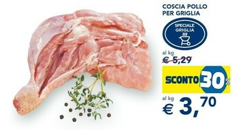 Esselunga Coscia Pollo Per Griglia offerta