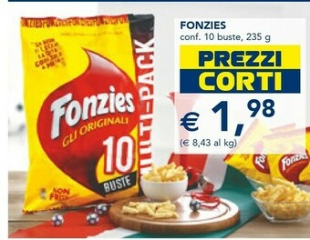 Esselunga Fonzies Snack offerta