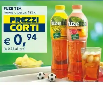 Esselunga Fuze tea Limone O Pesca offerta