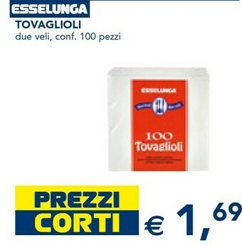 Esselunga Tovaglioli offerta