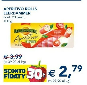 Esselunga Leerdammer Aperitivo Rolls offerta