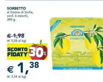 Sorbetto Al Limone Di Sicilia