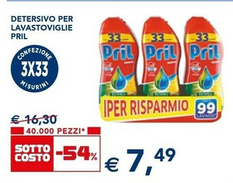Pril Detersivo Per Lavastoviglie