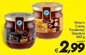 Witor's Crema Fondente/Gianduia 360 g