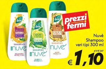 Iper Super Conveniente Nuvè Shampoo vari tipi 300 ml offerta