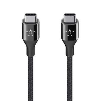 Cavo belkin duratek da usb-c a usb-c in kevlar 1,2m nero