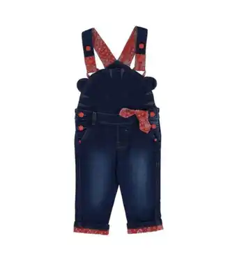 Original Marines Salopette in felpa denim con bretelle offerta