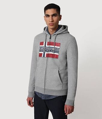 Napapijri Felpa con cappuccio bench offerta