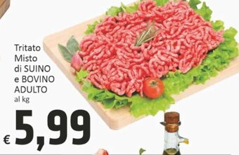 Tritato Misto di Suino e Bovino adulto