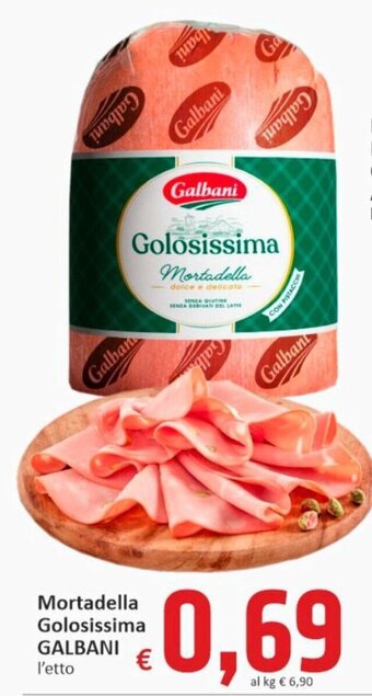 Paghi Poco Galbani Mortadella Golosissima offerta