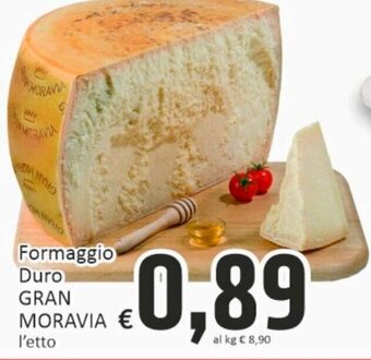 Paghi Poco Gran Moravia Formaggio Duro offerta