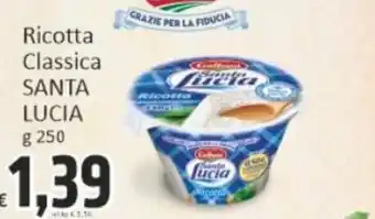 Paghi Poco Santa Lucia Ricotta Classica 250 g offerta