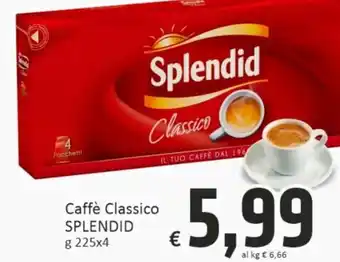 Paghi Poco Splendid caffè classico 4x225 g offerta