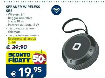 Sbs Speaker Wireless