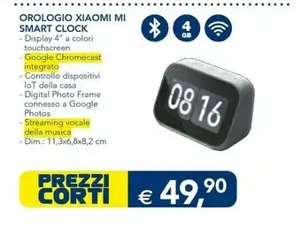 Esselunga Xiaomi Orologio Mi Smart Clock offerta