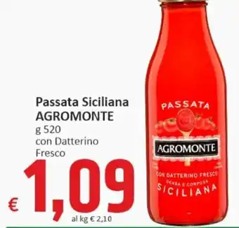 Paghi Poco Agromonte Passata Siciliana 520 g offerta