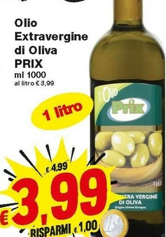 Prix Quality Olio extravergine di oliva offerta