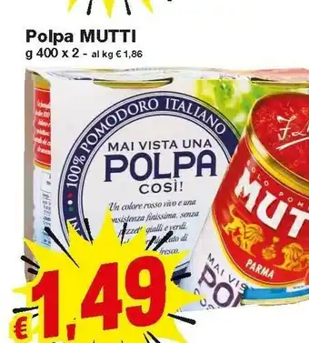 Prix Quality Mutti Pomodori pelati offerta