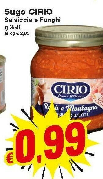 Prix Quality Cirio Passata di pomodoro offerta