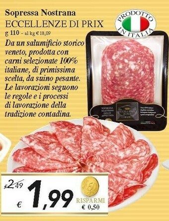 Prix Quality Salame offerta